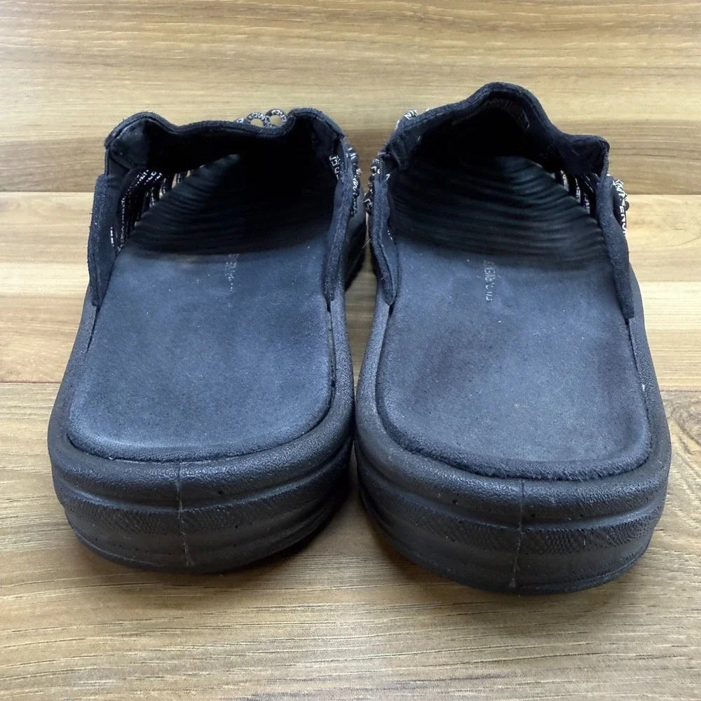 Keen Uneek Engineered Garments Mens Mules 10.5 Black White Slip On Sandals